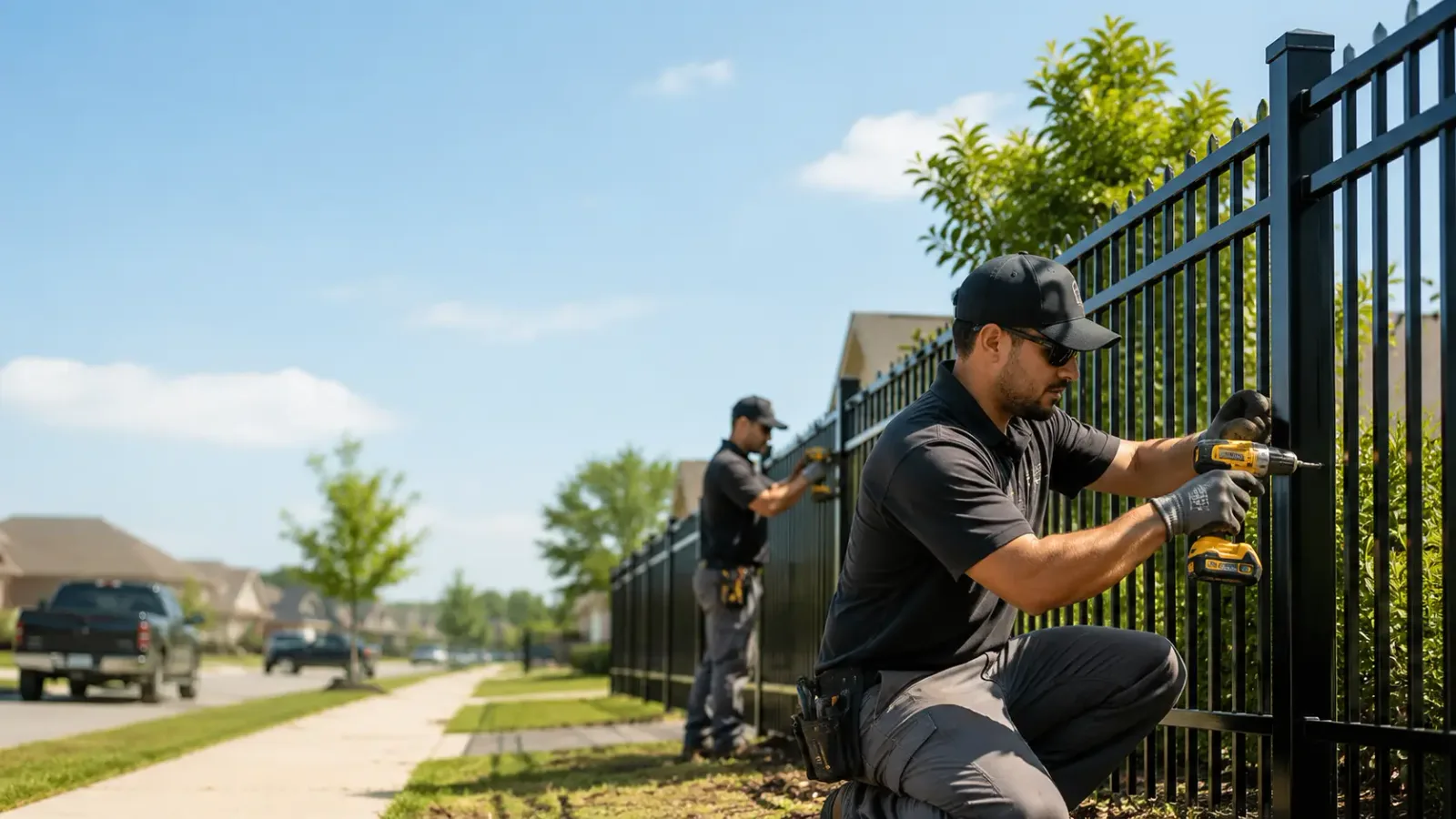 Metal Fence Installation in Twin Lakes, WI